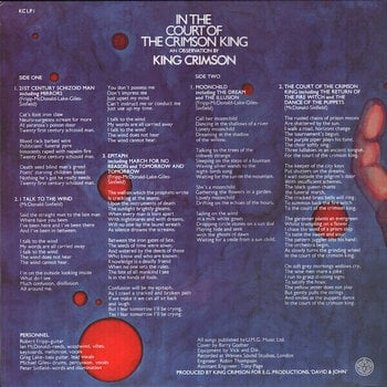 Hanglemez King Crimson - In The Court Of The Crimson King (LP) - 3