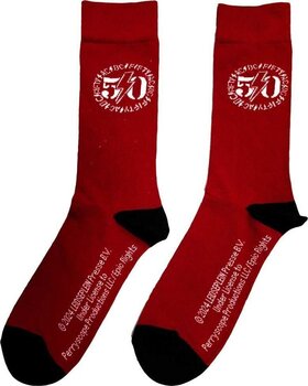 Κάλτσες AC/DC 50th Logo Κόκκινο ( παραλλαγή ) 39-45 Κάλτσες - 2