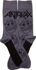 Socken Anthrax Socken Faces Pattern Mono Charcoal Grey 40-45 - 1