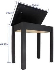 Lesen stol za klavir Pianonova Bookcase Lesen stol za klavir Black - 6