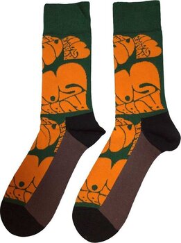 Calzini The Beatles Calzini Rubber Soul Text Repeat Green 40-45 - 2