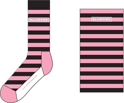 Socks Blackpink Socks Stripes & Logo Pink 40-45 - 4