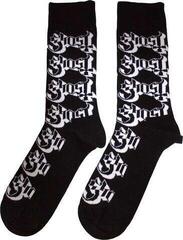 Socks Ghost Socks Logo Pattern Black 36-40 - 1