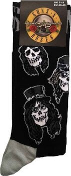 Čarape Guns N' Roses Skulls Band Monochrome Black 40-45 Čarape - 2