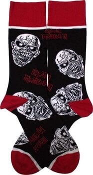 Șosete Iron Maiden Eddie Skulls Black 36-40 Damă Șosete - 2