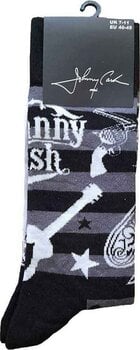 Ponožky Johnny Cash Ponožky Guitars 'n Guns Black, White & Grey 40-45 - 2