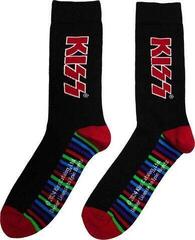 Ponožky Kiss Ponožky Red Logo & Stripes Black 39-45 - 1