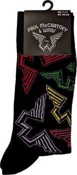 Čarape Paul McCartney Wings Logos Black 40-45 Čarape - 3