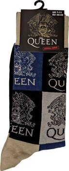 Čarape Queen Čarape Crest Blocks Navy Blue 40-45 - 3