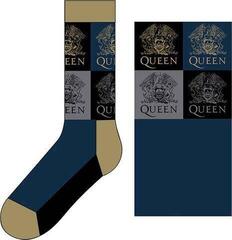 Nogavice Queen Nogavice Crest Blocks Navy Blue 40-45 - 3
