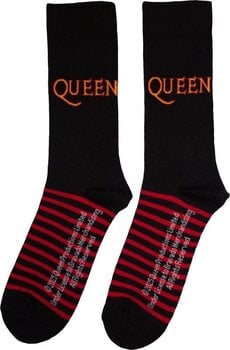 Socken Queen Socken Logo & Stripes Black 39-45 - 2
