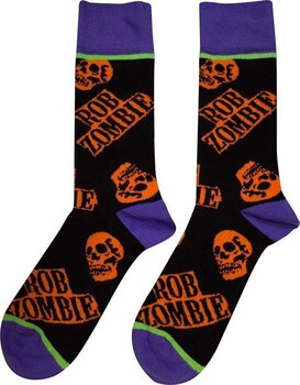 Чорапи Rob Zombie Чорапи Orange Skulls Black 40-45 - 2