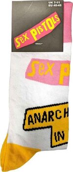 Sokken Sex Pistols Anarchy in the UK White 40-45 Sokken - 3