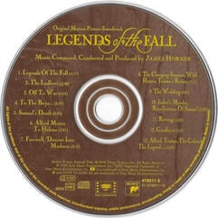 CD muzica James Horner - Legends Of The Fall (Original Motion Picture Soundtrack) (CD) - 1
