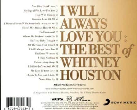 Music CD Whitney Houston - I Will Always Love You: The Best of Whitney Houston (CD) - 3