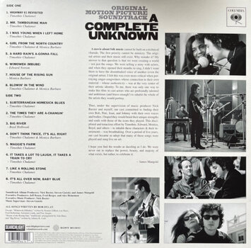 LP ploča Timothée Chalamet - A Complete Unknown (Original Motion Picture Soundtrack) (Red Coloured) (LP) - 3