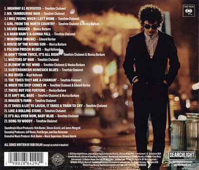 Muzički CD Timothée Chalamet - A Complete Unknown (Original Motion Picture Soundtrack) (CD) - 2