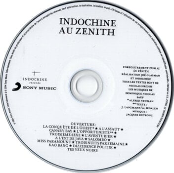 Music CD Indochine - Au Zénith (Reissue) (CD) - 2