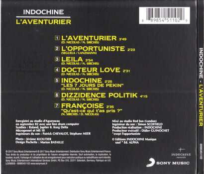 Muzički CD Indochine - L'Aventurier (Reissue) (Remastered) (CD) - 3