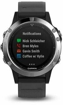 Smart hodinky Garmin fénix 5 Silver/Black - 2