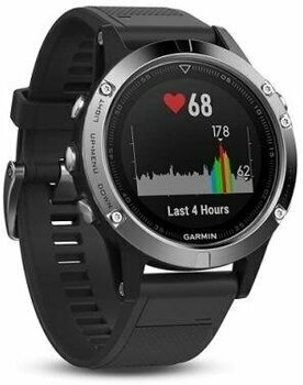 Smart hodinky Garmin fénix 5 Silver/Black - 6