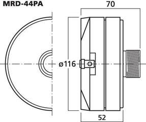 Hangszóró Alkatrészc Monacor MRD-44PA - 2