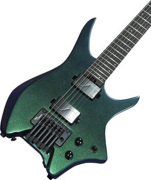 Headless kytara HILS Guitars HN6 NEXT Cosmic Green Chameleon Headless kytara - 5