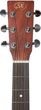 Akustická kytara SX SD204 Transparent Red Akustická kytara - 4