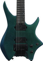 Headless китара HILS Guitars HN6 NEXT Cosmic Green Chameleon Headless китара - 5