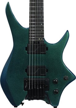 Headless kytara HILS Guitars HN6 NEXT Cosmic Green Chameleon Headless kytara - 6