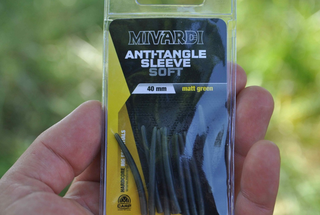 Clip de pesca, pinza, mosquetón giratorio Mivardi Anti-Tangle Sleeve Soft 40mm - 1