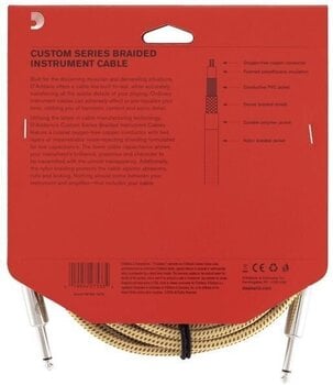 Instrument kabel D'Addario Planet Waves PW-BG-10TW 3 m Ravni - Ravni Instrument kabel - 4