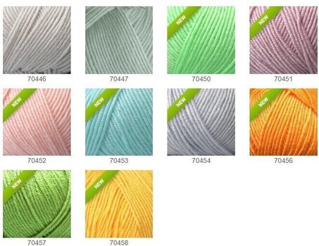 Knitting Yarn Himalaya Everyday Bebe Lux 70401 Knitting Yarn - 5