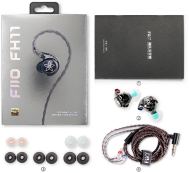 Ухото Loop слушалки FiiO FH11 Black Ухото Loop слушалки - 8