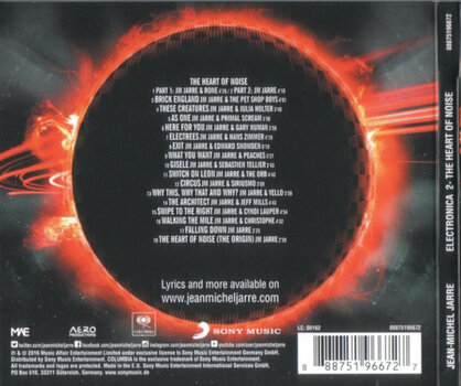 CD muzica Jean-Michel Jarre - Electronica 2: The Heart of Noise (Digipak) (CD) - 3