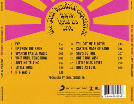 Glasbene CD The Jimi Hendrix Experience - Axis: Bold As Love (Reissue) (Remastered) (CD) - 3
