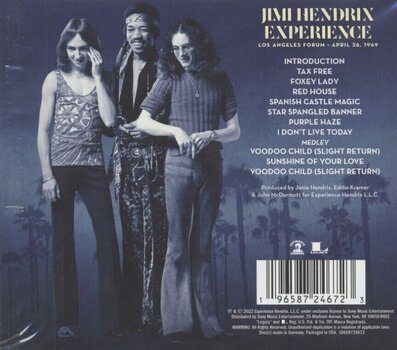 Glazbene CD The Jimi Hendrix Experience - Los Angeles Forum - April 26, 1969 (CD) - 3