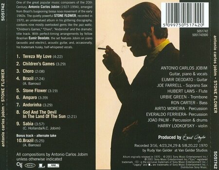 CD диск Antônio Carlos Jobim - Stone Flower (Reissue) (Remastered) (CD) - 3