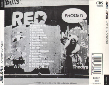 Glasbene CD Janis Joplin - Joplin In Concert (CD) - 3