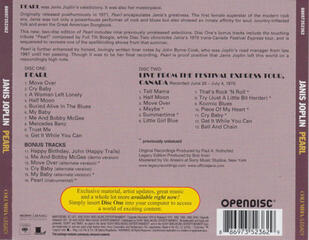 CD de música Janis Joplin - Pearl (Reissue) (Remastered) (2 CD) - 1