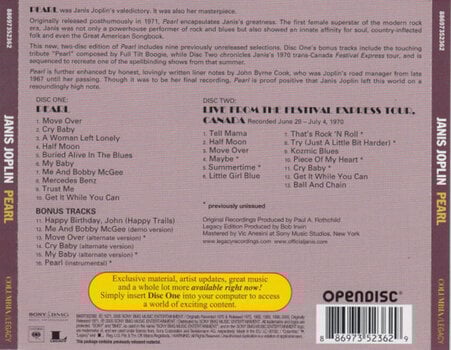 Glazbene CD Janis Joplin - Pearl (Reissue) (Remastered) (2 CD) - 2