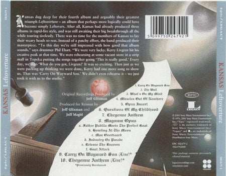 Glasbene CD Kansas - Leftoverture (Reissue) (Remastered) (CD) - 3