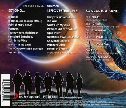 Zenei CD Kansas - Leftoverture Live & Beyond (Reissue) (2 CD) - 2