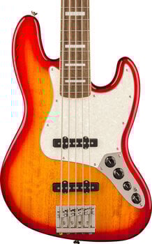 5-string Bassguitar Fender Squier Classic Vibe Active '70s Jazz Bass V LRL Sienna Sunburst 5-string Bassguitar - 3