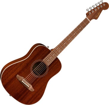 Akustická kytara Fender California Standard Redondo Mini Natural Sapele Akustická kytara - 3
