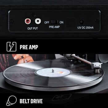 Gramofon House of Marley Stir It Up Black Gramofon - 10