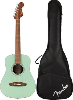 Akustická kytara Fender California Standard Redondo Mini Surf Green Akustická kytara - 6