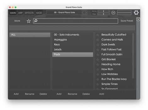 Virtuális effekt Nightfox Audio Nightfox Audio Grand Piano Suite (Digitális termék) - 10