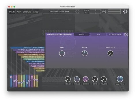 Virtuális effekt Nightfox Audio Nightfox Audio Grand Piano Suite (Digitális termék) - 13