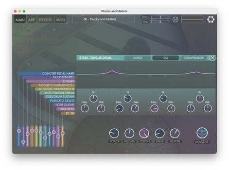 Студійне програмне забезпечення Plug-In ефект Nightfox Audio Nightfox Audio Plucks and Mallets (Цифровий товар) - 4